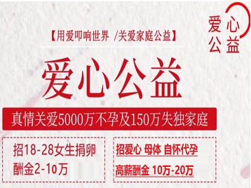 天水捐卵助孕生子 爱心志愿者招募
